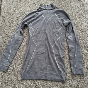 Falke Women’s Quarter Zip Wool Tech Sweater Size Medium